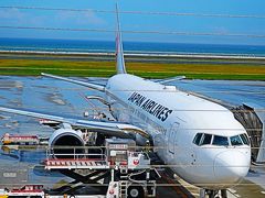 大分空港　14：35発　JAL670便　離陸順調に　☆東京（羽田）行き44 Kで