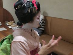 花見小路・ぎをん桃庭で、舞妓さん（踊り鑑賞ｅｔｃ）