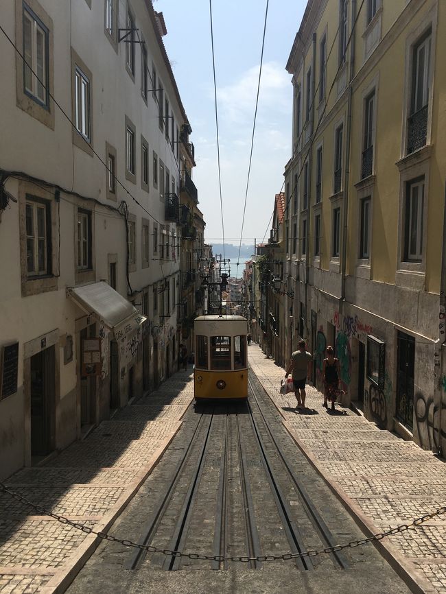 今年の夏休みは、ポルトガル旅！<br />きっかけは、旅行会社のポルトガルツアー。女子の心をくすぐる可愛いポイントが満載な内容で、つられてポルトガル行きが決定☆<br />実際に行ってみたら建物も景色もごはんも自分好み！結果的にものすごく好きな旅先になりました（≧▽≦）♪ナイスチョイス！<br /><br />がっしりと魅力されたポルトガルで、リフレッシュ＆現実逃避☆<br /><br />9/5 出国（夜出発・翌日深夜着）<br />9/6 AM コスタノヴァ <br />PM ポルト<br />9/7 AM ベレン<br />PM リスボン散策←※今回<br />9/8 AM シントラ、PM ロタ岬<br />9/9-10 帰国（深夜発・午前着便）<br /><br />＜目的＞<br />●リベイラ広場<br />●ケーブルカー<br />●カテドラル<br />●サン・ジョルジェ城<br />●サンタ・ジュスタのエレベーター<br /><br />※●：達成、△：一部達成、×：未達成