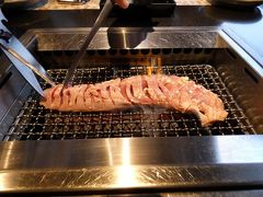 ０５．イニエスタを見る(筈だった)東京2泊　肉の万世 秋葉原本店の夕食