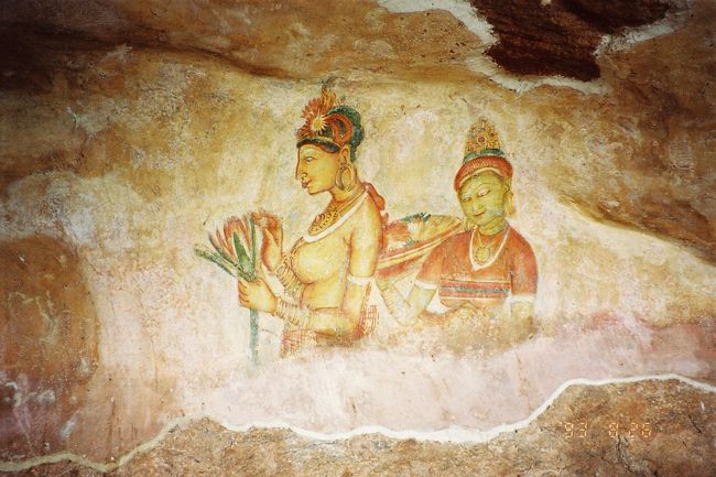仏教遺跡を巡ってスリランカ＝1993年8月②（ダンブッラの石窟寺院とシギリヤ・ロックの美女たち）