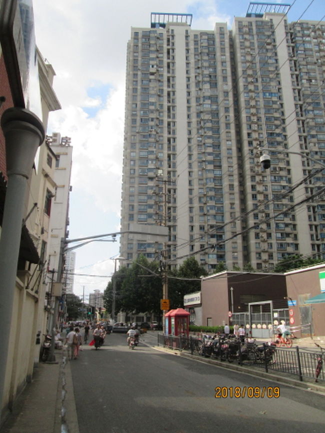 上海の下街・跨龍路(十六舗内)・2018年