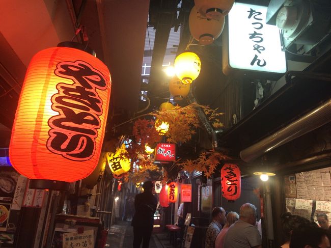 そういえば毎年やっていた新宿西口思い出横丁の秋祭り<br />今日は新宿で仕事を終えて帰る途中西口を歩いていると<br />あれれ??<br />やってるじゃん<br />忘れていたよ、今日なんだ<br />なら、なら、ちょっと遅いけど折角だから軽く寄って行きましょうね、の2018年秋祭り<br />折角だから、近所の仲間を呼んじゃいましょ<br />つかの間の横丁の夜編<br />