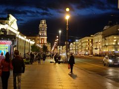 2018年09月ロシア(08) 夜のサンクトペテルブルクを歩く
