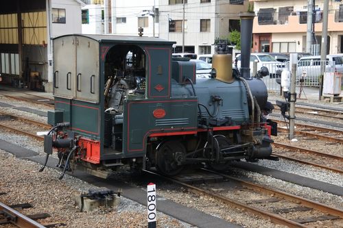 伊予鉄道坊っちゃん列車＆道後温泉駅舎柄い〜カード 伊予鉄道坊っちゃん列車＆道後温泉駅舎柄い〜カード