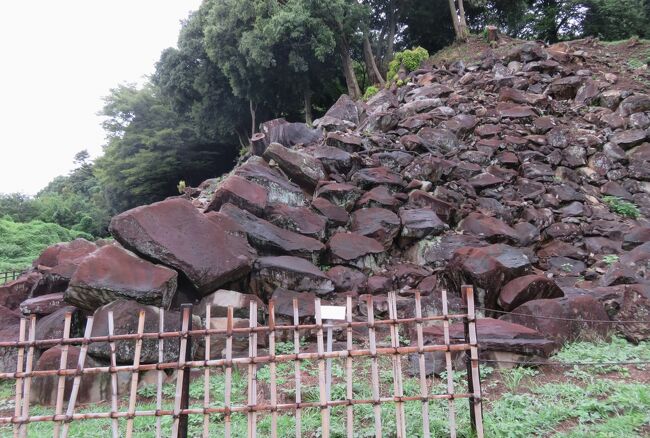 神奈川の名城巡りの石垣山城です。