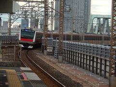 JR新木場駅から見られる風景