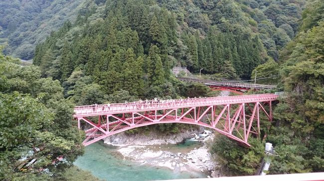 黒部峡谷トロッコ電車＆立山アルペンルート　2-1　黒部峡谷トロッコ電車編