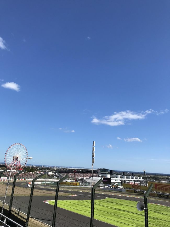 2018 F1日本GPに日曜だけ駆け足で行きました。鈴鹿30周年記念大会です。