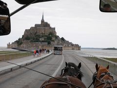 フランスでドライブ旅行２０１８　⑰馬車でモン・サン・ミッシェルへ