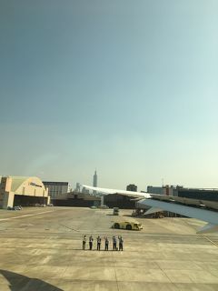 JALで行く アナハイムに行くはずの初めての台湾 台風24号をすり抜けて晴天の2泊3日❸101のお見送り