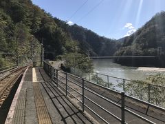 飯田線秘境駅巡り：為栗駅、橋からの眺め