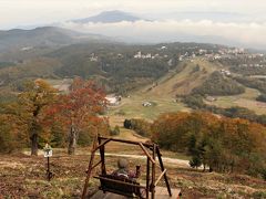 雲海が見える宿に泊まる♪　トレッキング三昧の紅葉旅  大パノラマの斑尾山に登る♪