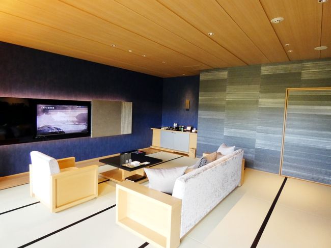 もう1部屋はお隣の1ベッド座敷ルームです。<br /><br />残月床ルームより狭いお部屋ですが、二人で使うには充分な広さで、こちらの方が落ち着けます。<br />