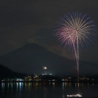 2018「河口湖湖上祭」前夜祭 【風のテラス　ＫＵＫＵＮＡ】展望風呂から富士山＆花火を愛でる！