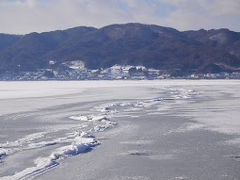 諏訪湖の御神渡り