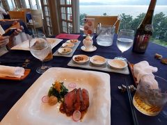 ０５．お盆休みのエクシブ初島3連泊　エクシブ初島　中国料理 翠陽 推奨コースの夕食