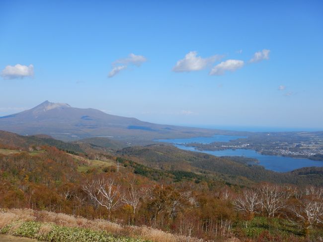 本州よりやや早い紅葉を狙い、函館・道南を観光しました。<br /><br />今年は台風による塩害でもみじが枯れていたり、温暖な気候で紅葉が遅れていたりで肝心の紅葉はイマイチ。<br /><br />ただ、3日とも天気に恵まれたので、道南の豊かな自然と風景を思う存分堪能できました。<br /><br />