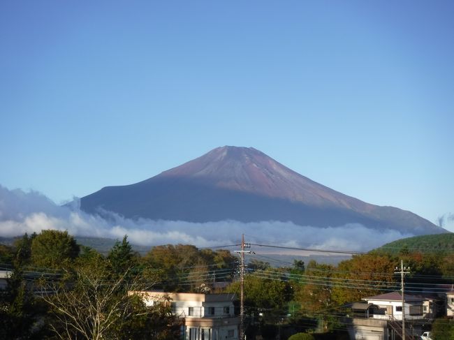 恒例の山中湖宿泊。<br />今年は丹沢湖に寄ってから山中湖に行き、山中湖周辺の観光を行いました。<br />