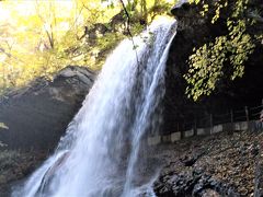 裏見の滝で有名な雷滝(長野県高山村)へ行ってきました・・・