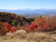 信州で紅葉ドライブ、ハイキング　御射鹿池、竜神池