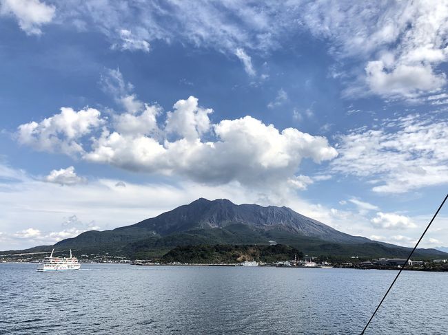 最終日。船に乗って桜島へ！