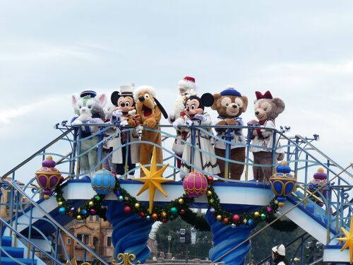 ディズニーリゾートライン　2008年〜2012年　クリスマス　5台セット ディズニーリゾートライン 2008年〜2012年 クリスマス 5台セット