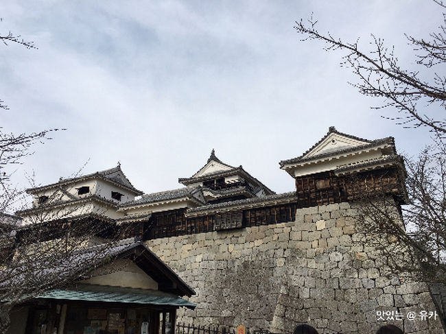 道後温泉の後は松山城へ行きました。