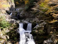 2018.11三段峡，宮島旅行3-三段滝，水梨口に戻り，三段峡正面口へ，姉妹滝