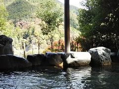 奥吉野  湯盛温泉から吉野行宮へ 歴史と紅葉をおって