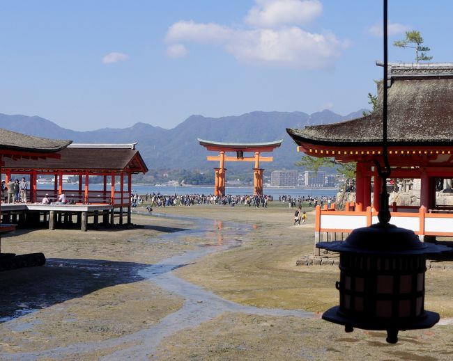 2018.11三段峡，宮島旅行5-２度目の宮島　厳島神社　瑠羽樹で昼食