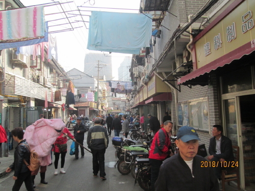 上海の台湾路・露店無くなる・2018年