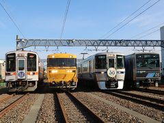 あおなみ線潮凪車庫に愛知県内鉄道４社の車両が勢揃い
