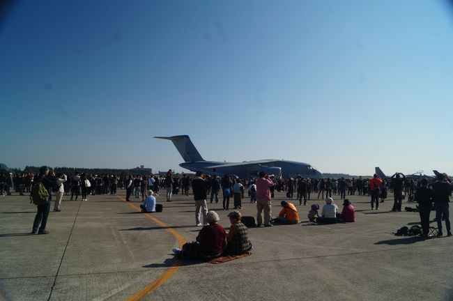 以前から行きたいと思っていた入間航空祭に、競馬の誘惑を<br />蹴って行くことにした。<br /><br />昨年は米軍横田基地に行ったが、展示されていた航空機類が、<br />戦闘能力ゼロの輸送機系ばかりで、いささか落胆させられた。<br />おまけに、米兵たちとべたべたして嬉しそうなイエローキャ<br />ブどもも多くいて、あまり気分がよろしくなかった。<br /><br />しかし、入間航空祭には戦闘機が展示されるようだし、自衛<br />隊員とデレデレしたがるような女もいないだろうから、気分<br />良く過ごせそうだ。<br /><br />災害派遣時の活躍で自衛隊の好感度が近年ぐんぐん上がり、<br />入間航空祭の入場者数も毎年のように右肩上がりが続いてい<br />る。昨年は約17万人、今年は20万人に達するのでは、などと<br />言われていた。そうなると、駅から基地まで普通に歩いて行<br />けるのか、基地内は鬼のような人ごみではないのかなど、気<br />になることはいろいろ出て来る。<br /><br />ちゃんと写真が撮れるのかどうかも気になるが、デジ一眼と<br />ズームレンズをバッグに突っ込み、本川越行きの電車に乗った。<br /><br /><br />