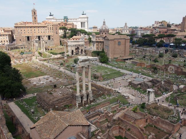 マルタからローマへ飛び、あこがれの地ローマを歩く歴史旅です。<br /><br />しばらく多忙だったのもあり書くのが１年以上遅れてしまいました（汗）<br /><br />大ボリュームですが、よかったらご覧くださいませ。<br /><br />【旅程】<br />5/31<br />マルタ17：45発→ローマ19：10着（FCO)：アリタリア航空<br />ホテル（トラステヴェレ）<br /><br />6/1<br />カンピドーリオの丘→フォロロマーノ→パラティーノの丘→コロッセオ→ジェズ協会→クリプタ・バルビ→トッレ・アルジェンティーナ広場→ミネルヴァ教会→パンテオン→サン・ルイージ～協会→ナヴォーナ広場<br /><br />6/2<br />ヴァティカン博物館→バチカン・サンピエトロ大聖堂→サンタンジェロ城→アウグストゥス帝の廟→サンタマリア・デル・ポポロ協会→スペイン広場→トレヴィの泉<br /><br />6/3<br />真実の口→ローマ国立博物館（マッシモ宮）→テルミニ駅→ローマ空港（FCO）15：25発→エミレーツ航空→23：25ドバイ着<br /><br />6/4<br />ドバイ空港3：30発→エミレーツ航空→関西空港17：40<br /><br /><br />前編のマルタ編はこちらのアドレス<br />https://4travel.jp/travelogue/11256642<br /><br /><br />