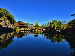 「無際橋」へ紅葉/虎渓山永保寺