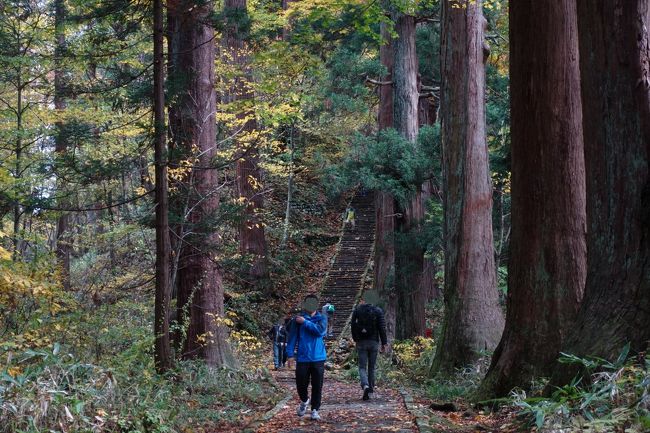 今年の紅葉は山形へ。<br />一日目は立石寺と銀山温泉。二日目は酒田観光と最上川舟下り、三日目は羽黒山参詣と湯殿山の即身仏を廻ります。