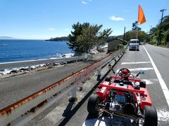 ０３．カートで走る伊豆高原１泊　伊豆高原をカートでドライブその１ 城ヶ崎海岸　門脇吊橋　門脇灯台　対島の滝