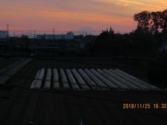 11月25日に見られた影富士