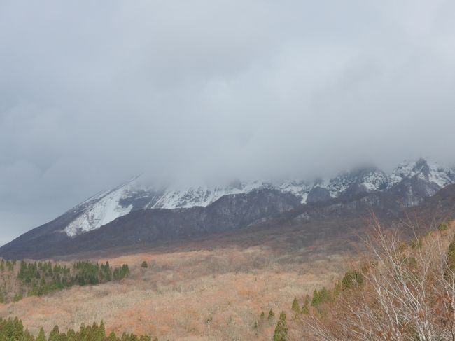 紅葉から冠雪した大山を観光しました。寒かったです!! 0(*-*)0