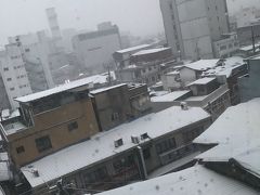 初めて初雪を体験したソウル