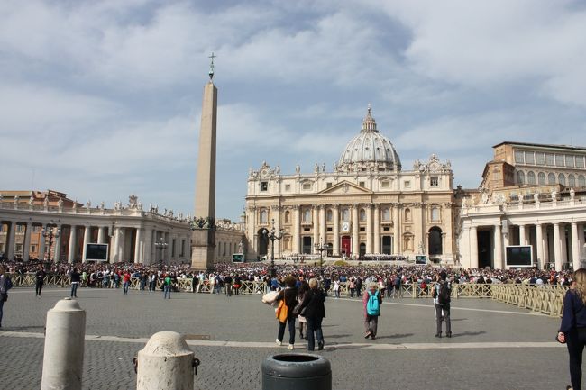 4日目 ローマ観光(バチカン市国、コロッセオ等々)<br /> ローマ泊<br />5日目 ローマ観光(バチカン美術館)<br /> 帰途へ