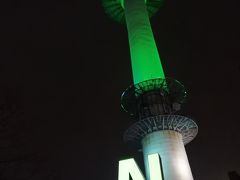 2018.11 韓国（８）夜の南山に登って、Nソウルタワーから夜景鑑賞