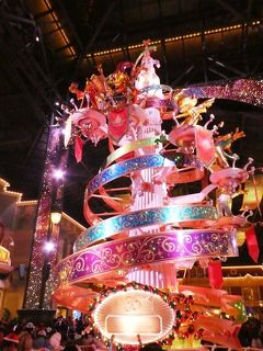 東京旅行　３日目　ディズニー クリスマス　ＴＤＳ　→　ＴＤＬ