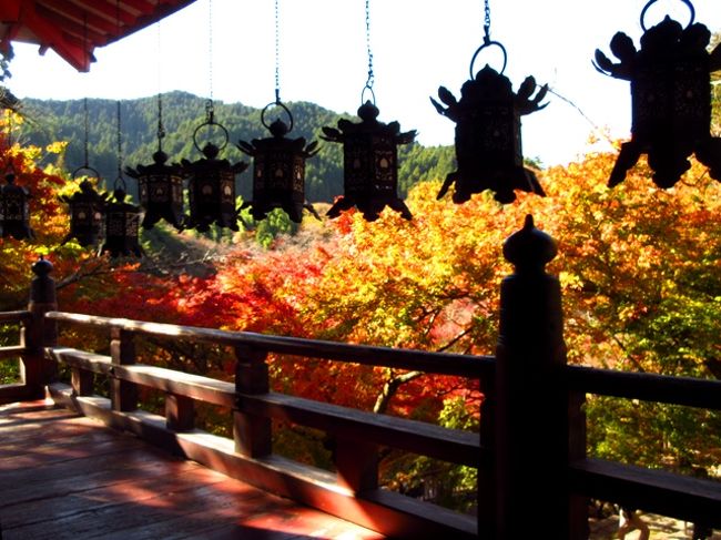 近鉄電車に乗って紅葉が見ごろを迎えた桜井の談山神社、奈良の依水園へ行ってきました