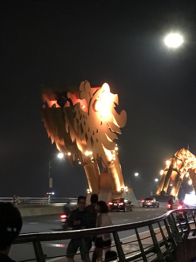 ベトナムのダナン、ホイアンを旅行してきました。ドラゴン橋は国賓の喪で火を噴かなかったけど、ホイアンのランタンは幻想的で綺麗でした。