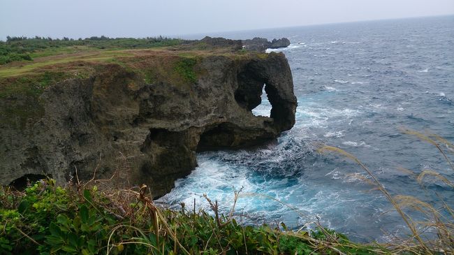 いままで、下書きにしていた旅行記をUPしていきたいと思います。<br /><br />2017.01.12~2017.01.15 3 泊4日で沖縄にいってきました。<br />何で沖縄に決めたかと言いますと…<br />綺麗な海が見たかった！！<br />ハワイに行くには休暇が取れず、でも、飛行機で出かけたくって・・<br />そんなわけで、ネットで調べて、お手頃のツアーを見つけて、申し込みました。<br />レンタカー付きで、格安。<br />飛行機は、初のLCC ジェットスターで行きました。<br />