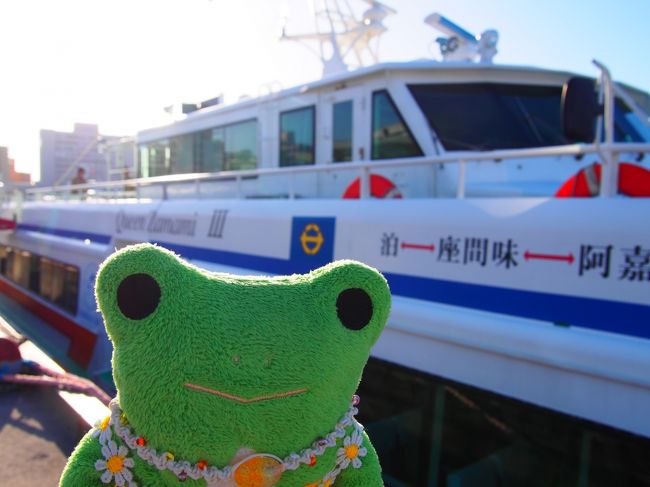 今年ラストの沖縄です。<br />飛行機のチケットを取った時点でNAHAマラソンと重なっているとは知らずでした。<br />来年はエントリーするぞー！！<br /><br />今回は離島でも行ってみようかなと急に思いつき初めての座間味へ。<br />そして、ずっと台風の影響で流れて来たシュノーケルもやっとできた！！<br />慶良間の海の中は本当に美しくてハマりそうです。<br />来年は有給取って海に入りに行けたらいいな。<br /><br />今回も楽しい楽しい沖縄での時間でした。<br /><br />★飛行機<br />関空ー那覇（スーパーバリュー２１）￥１５４３０<br />那覇ー伊丹（スーパーバリュー５５）￥１０４６０<br />ＡＮＡコイン３２４０利用で合計￥２２６５０<br /><br />★宿泊<br />Ｓｅａ－ＰａっＰａ<br />２泊３日￥４５６０（現金）<br /><br />★高速船（クイーン座間味）<br />ＴＥＬ予約しました<br />往復￥５９７０（クレカ可）<br /><br />★マリンショップハートランド<br />ガイド付きシュノーケルツアー（ボートエントリー）<br />シュノーケル３点セット、ウエットスーツ、保険、ライジャケ込<br />￥５５００（現金）<br /><br />★那覇まちまーい<br />沖縄最大まちぐゎー迷宮めぐり<br />￥１０００（カード満タンで１０００円ＯＦＦ）