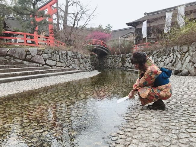 往復深夜バスでコスパコスパの京都姉妹旅行!妹とは数年前にも京都を訪れていて、主要観光地は巡ったもののまだまだ行き残しているところがあるためリベンジ。今回は某刀剣ゲームの聖地巡礼も組み込みながら…。<br /><br />東京 22:15発→京都 翌6:00着 ¥9,600<br /> はる家Aqua 2泊 ¥15,960<br />京都 22:55発→千葉 翌8:20着 ¥16,200<br /><br />★【1日目】東山エリアで着物街歩き<br /> 【2日目】貴船神社と池田屋<br /> 【3日目】嵐山エリア・伏見エリアの寺社巡り<br /><br />2020/6 加筆修正