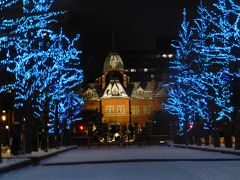 ２０１８年　暮れ　どこかにマイルを使って　第２弾・・・・・④夜の札幌駅付近散歩